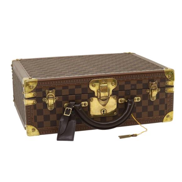 LOUIS VUITTON Damier Ebene Cotteville 40 Trunk - Picture 1 of 16